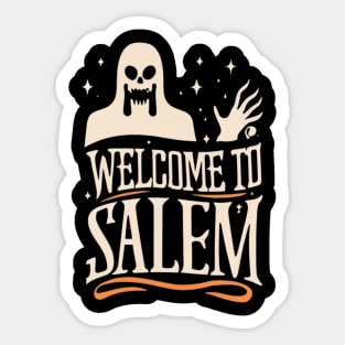 Salem Souvenir Halloween Sticker